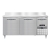 Continental Refrigerator DLFA68-SS-BS Work Top Freezer Counter