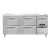 Continental Refrigerator DLFA68-SS-D Work Top Freezer Counter