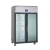 Delfield GAH2-G Two Section Glass Door Reach-In Heated Holding Cabinet