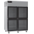Delfield GAR2NP-GH 48“ 2-Section Reach-In Refrigerator w/ 4 Glass Half-Doors, 46 cu. ft.