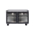 Delfield GUR60P-G 60“ 2-Section Undercounter Refrigerator w/ 2 Glass Doors, 16.2 cu ft