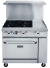 Dukers Appliance Co DCR36-4B12GM Gas 36“ Restaurant Range