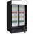 Dukers Appliance Co DSM-32SR 39“ Black Glass Door Merchandiser Refrigerator