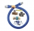 Dormont 1675KIT36 Blue Hose™ Moveable Gas Connector Kit, 3/4