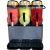 Donper USA XC336 Commercial Frozen Slushy & Granita Beverage Machine, (3) large 3.2 gallon