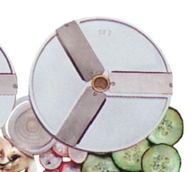 Eurodib USA DF2 TM Food Processor Slicing Disc Plate, 2 mm
