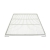 FMP 148-1207 White Epoxy-Coated Refrigeration Shelf w/ 4 Pilaster Clips, 28-3/4