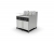 Giles GBF-80/80G Multiple Battery Gas Fryer w/ (2) 80-lb Frypots, Built-In Filtration, Computer Control
