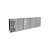 Glastender C1FL92-UC 92“ 4-Section Undercounter Refrigerator w/ 4 Solid Doors, 19.8 cu ft