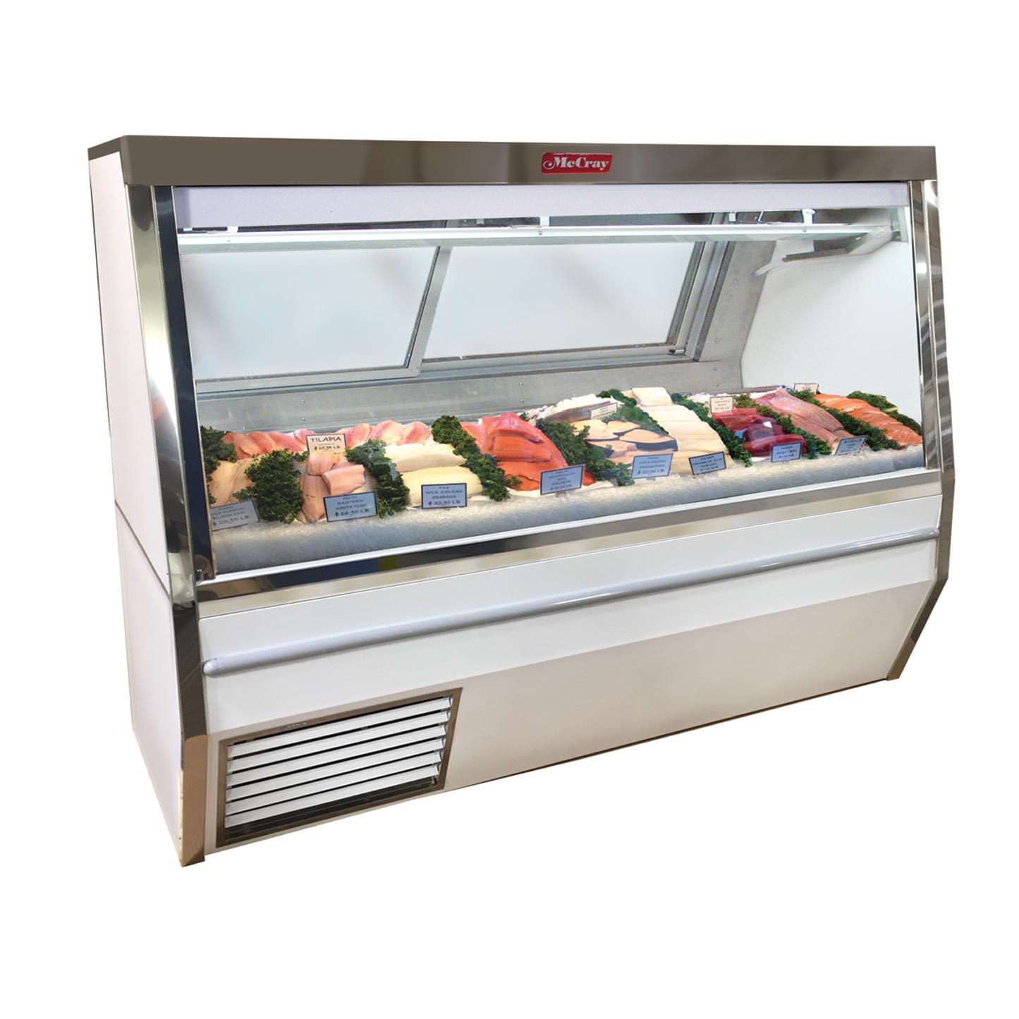 Howard-McCray SC-CFS34N-8-S-LED Deli Seafood / Poultry Display Case