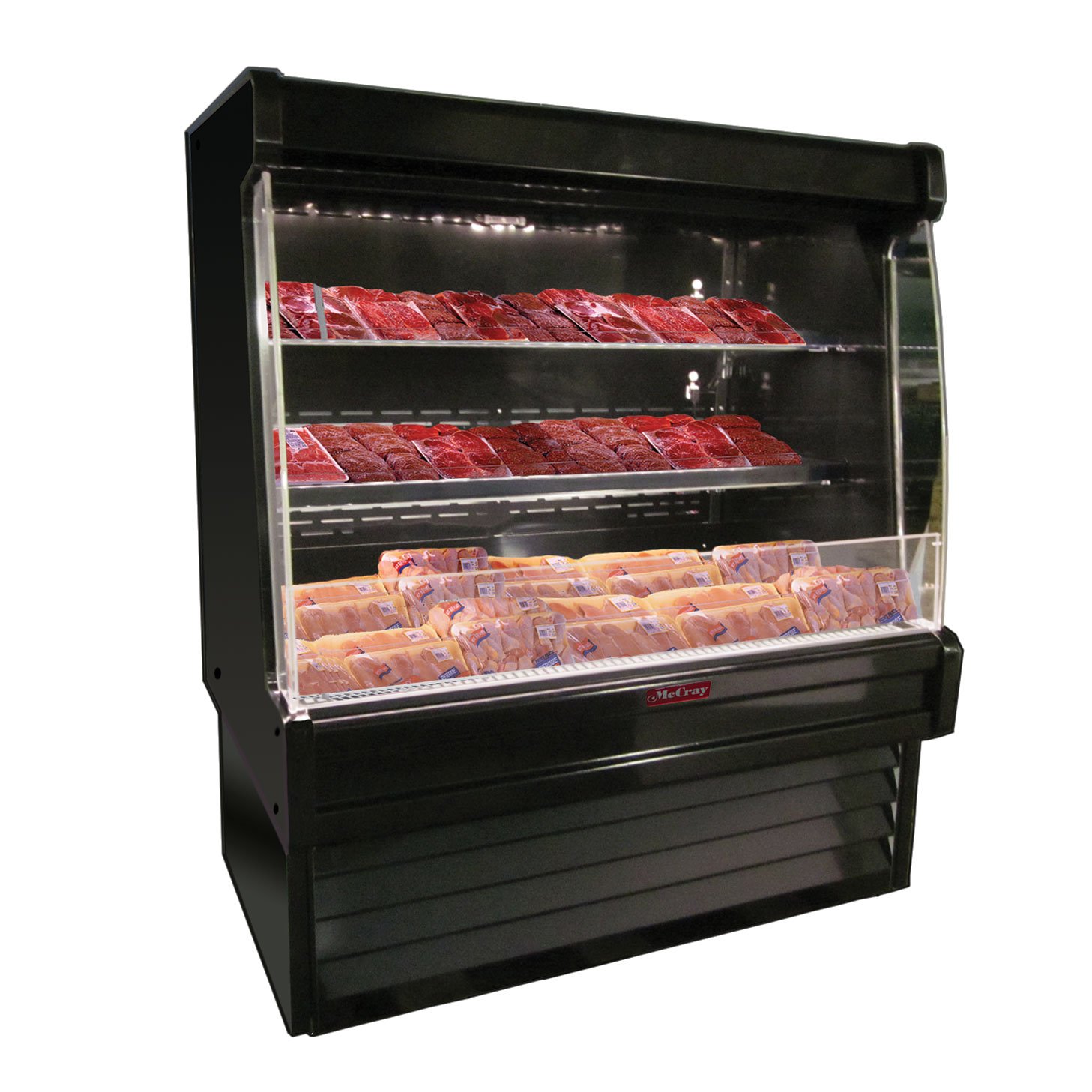 Howard-McCray SC-OM35E-3L-S-LED Open Refrigerated Display Merchandiser