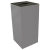 Hubert 47655 Metal Recycling Receptacle / Container