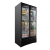 Imbera USA VRD26 HC BW 39“ Two Section Merchandiser Refrigerator with Glass Door