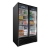 Imbera USA VRD37 HC BW 47“ Two Section Merchandiser Refrigerator with Glass Door