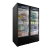 Imbera USA VRD43 HC BW SD 54“ Two Section Merchandiser Refrigerator with Glass Door