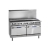 Imperial IR-10-SU-CC 60“ Gas Restaurant Range w/ 5 Open Burners, 5 Step-Up Open Burners, 2 Convection Ovens