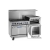 Imperial IR-4-RB36-C-XB 60“ Gas Restaurant Range w/ 4 Open Burners, 36“ Radiant Broiler, Convection Oven, Open Cabinet