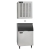 Ice-O-Matic GEM0650A/B55PS/KBT19 740 lb. Nugget Ice Maker with Bin - 510 lb. Storage, Air Cooled, 115v