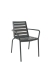 JMC Furniture ZARCO ARM CHAIR CHARCOAL Outdoor Side Chair