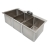 Klinger's Trading DIS3042 Three Compartment Drop-In Sink -  10