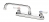 Krowne 13-806L Silver Series Low Lead Deck Mount Faucet w/ 8