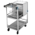 Lakeside 230 Mobile Ice Cart, 50 lb. Capacity,  Stainless Steel With Hinged Cover