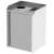 Lakeside 3320 Metal Recycling Receptacle / Container