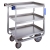 Lakeside 511 Heavy Duty Stainless Steel 3 Shelf Utility Cart - 700 lb. Capacity