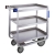Lakeside 711 Heavy Duty Stainless Steel 3 Shelf Utility Cart - 700 lb. Capacity