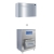 Manitowoc SYT3000W/LB1448 Water-Cooled Half Cube 3200 lbs Ice Maker with 1337 lbs Storage Bin