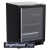 Marvel MLRE224-BG81A 24“ Built-in Black Glass Door Refrigerator with BrightShield