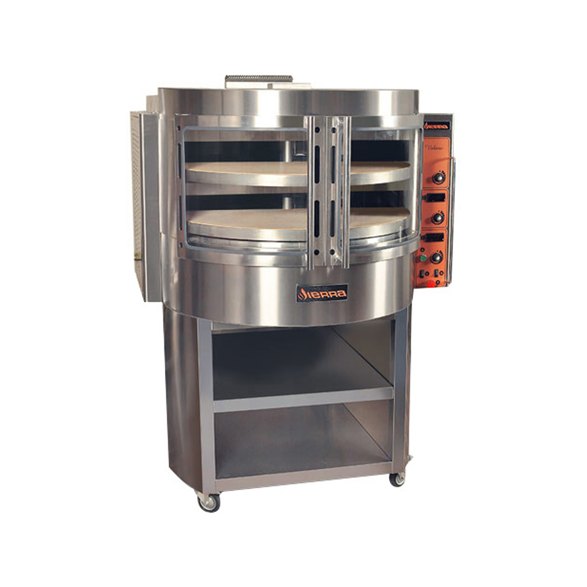 Sierra VOLARE 50“ Rotating Gas Pizza Oven, Double Deck