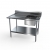 NBR Equipment PTS-1620R6 Premium Work Table With Prep Sink