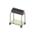 Piper Products 715-1-A10 Flatware & Tray Cart