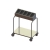 Piper Products 715-1-P10 Flatware & Tray Cart