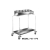 Piper Products 715-1-P8 Flatware & Tray Cart