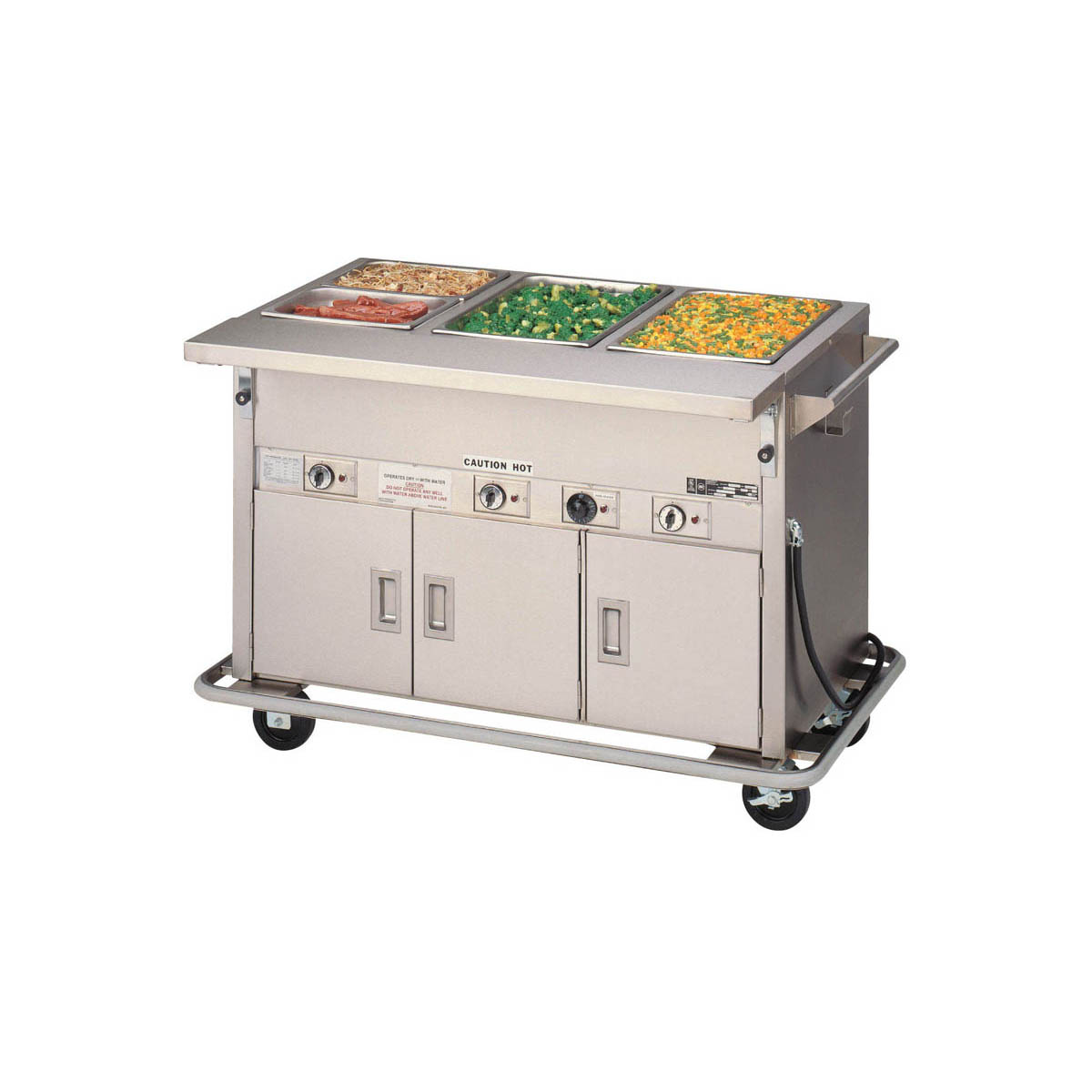 Piper Products DME-3-PTS-BH Electric Hot Food Serving Counter