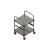 Piper Products R470 Dishwasher Rack Cart