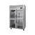 Turbo Air PRO-50-4H-G Two Section Reach-In Heated Cabinet with Half-Size Swing Glass Door