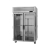 Turbo Air PRO-50H-G Two Section Reach-In Heated Cabinet with Swing Glass Door