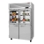 Turbo Air PRO-50R-GSH-PT-N Two Section Pass-Thru Refrigerator with Solid & Glass Door