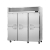 Turbo Air PRO-77-6H-PT Three Section Pass-Thru Heated Cabinet with Solid Door