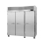 Turbo Air PRO-77H-PT Three Section Pass-Thru Heated Cabinet with Solid Door