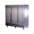 Spartan Refrig STF-72 81“ Three Section Solid Door Reach-In Freezer, Bottom Mount