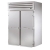 True STA2HRI-2S Two Section Solid Swing Door Heated Cabinet, Stainless Steel Exerior