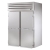 True STR2HRI-2S Two Section Roll-In Solid Swing Door Heated Cabinet, Stainless Steel Exerior