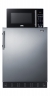 Summit MRF6BK2SSA Refrigerator Microwave Combo