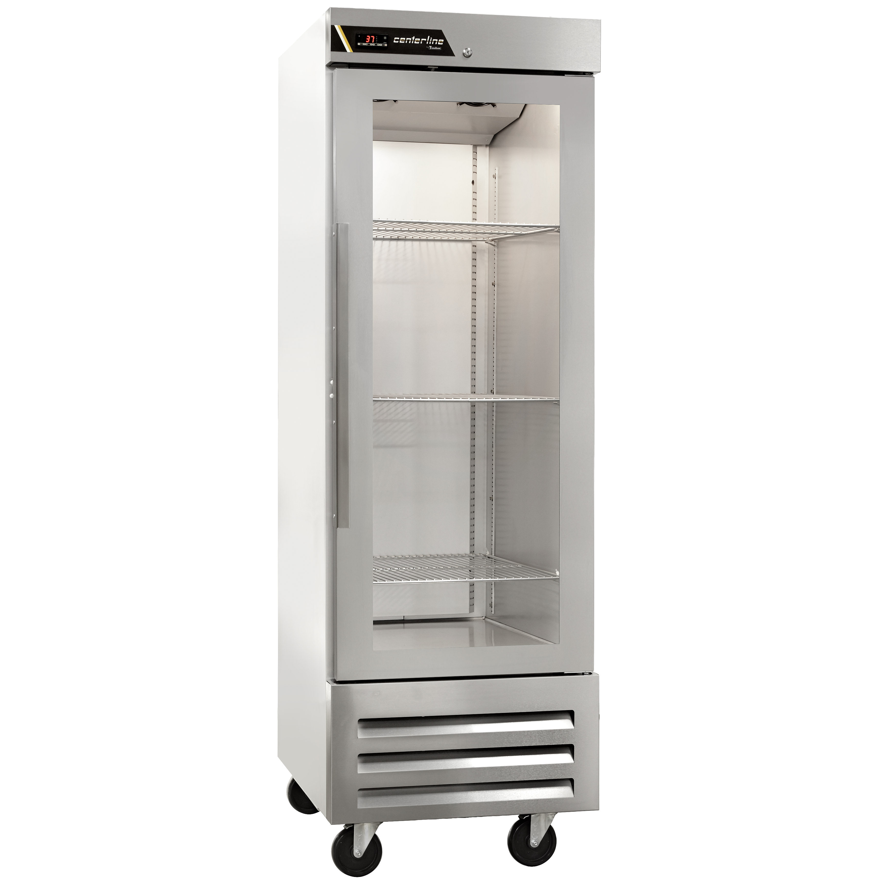 Traulsen CLBM-23R-FG-L One Section Glass Door Reach-In Refrigerator, 20.5 cu. ft.