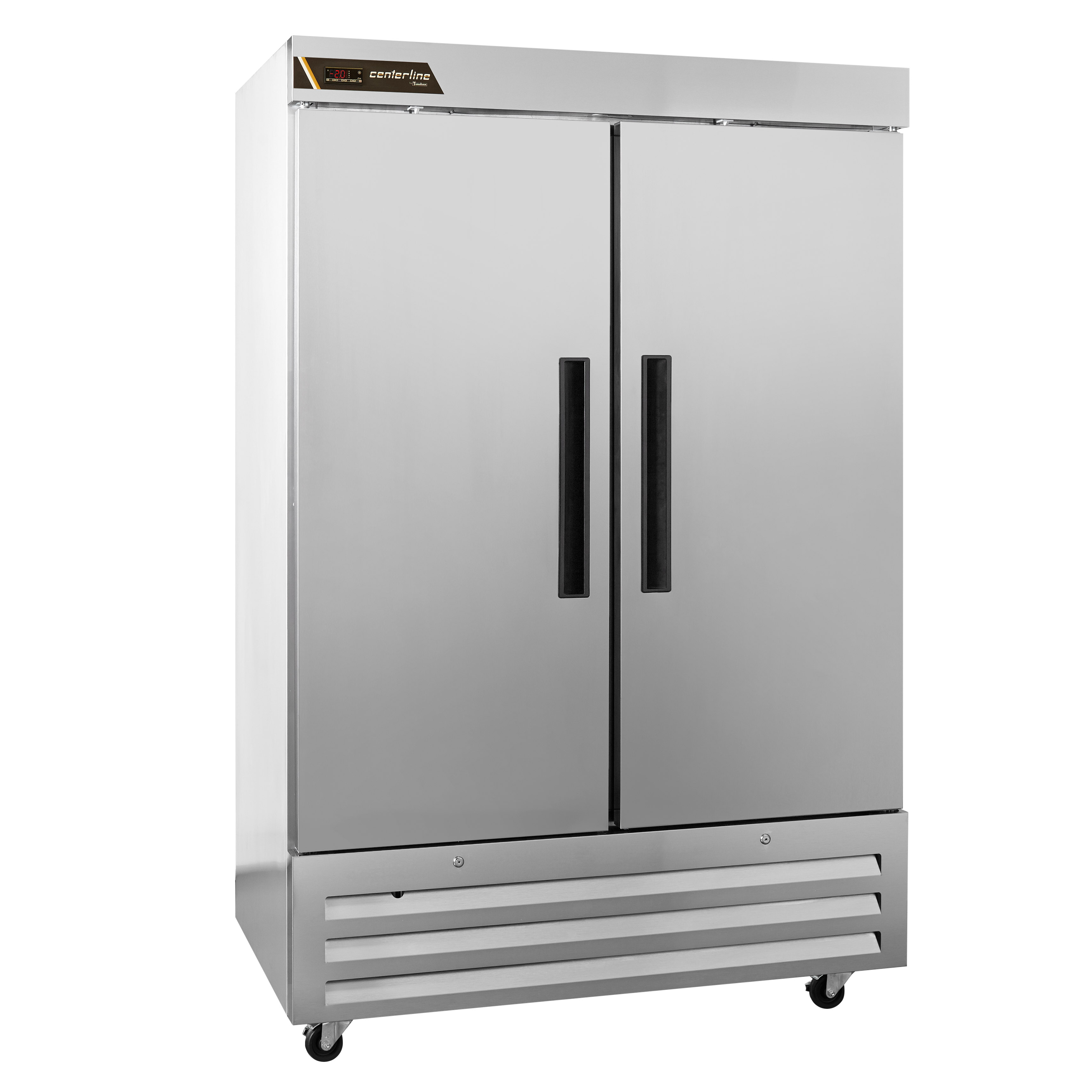 Traulsen CLBM-49F-HS-RR Two Section Solid Door Reach-In Freezer, 43.88 cu. ft.