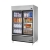 True TSD-47G-HC-LD 54“ 2-Section Reach-In Refrigerator w/ 2 Glass Sliding Doors, 6 Shelves